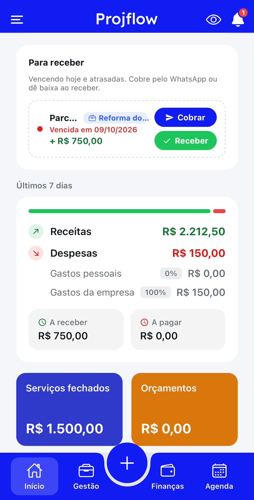 CONTROLE FINANCEIRO PARA AUTÔNOMOS E FREELANCERS